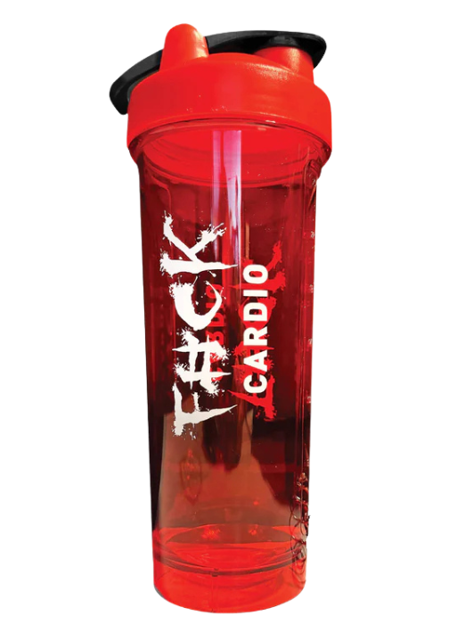 TWP F**k Cardio Shaker Bottle Red